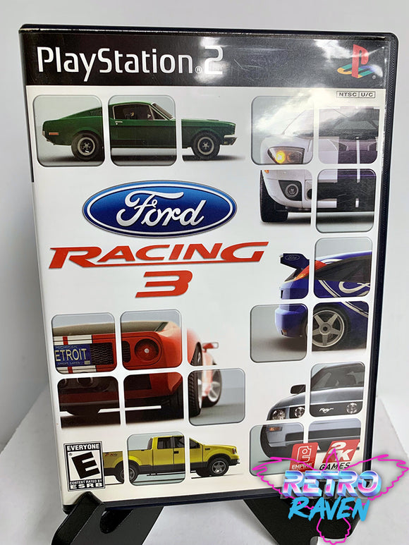 PS2 Game Bundle Gran Turismo 3 & 4 Ford Racing 2 Corvette