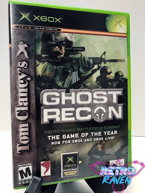 Vintage 2002 Microsoft Xbox X-Box Tom Clancy's Ghost Recon Video