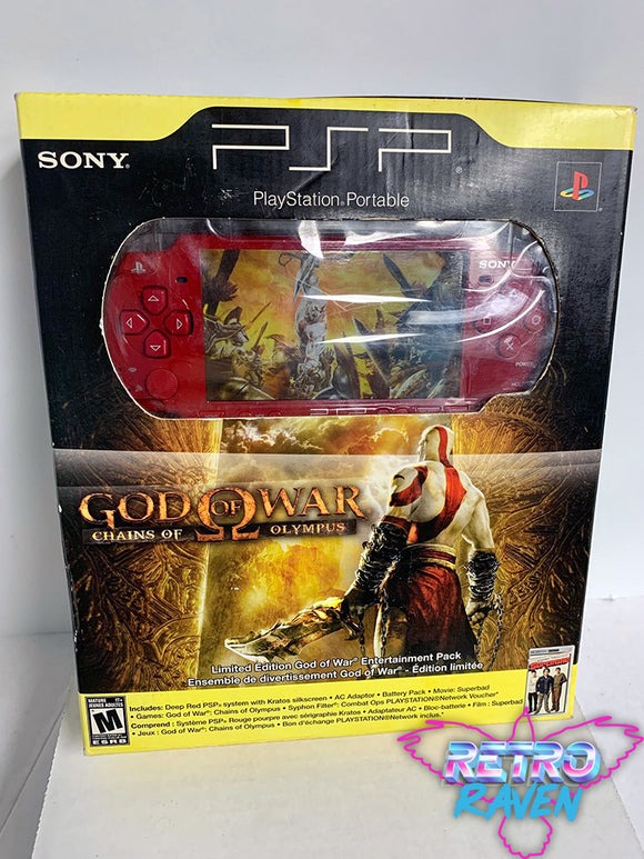 Playstation Portable (PSP) 2000 - Limited Edition God Of War Version