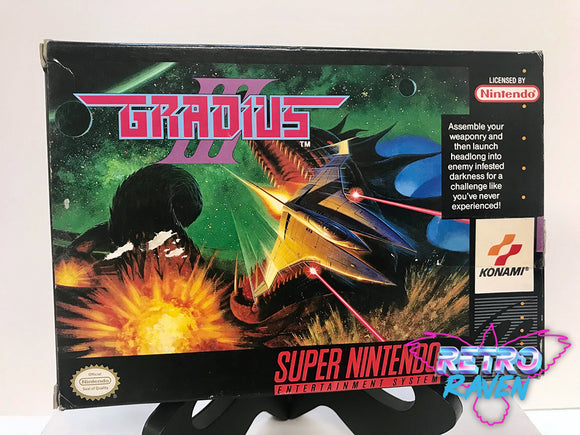 Gradius III - Super Nintendo - Complete