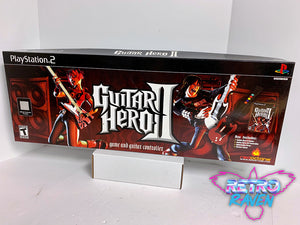 Guitar Hero II (Guitar Bundle)- Playstation 2 - Complete