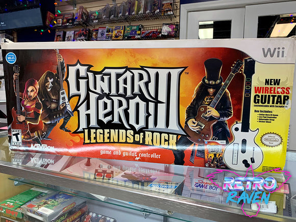 Guitar Hero III: Legends of Rock (Guitar Bundle) - Nintendo Wii