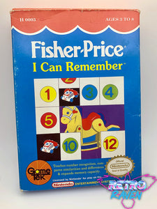 Fisher-Price I Can Remember - Nintendo NES - Complete