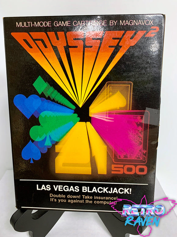 Las Vegas Blackjack! - Magnavox Odyssey 2 - Complete