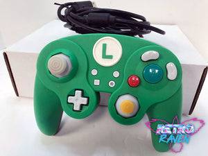 Luigi Fight Pad Pro Wired Controller for Nintendo Switch