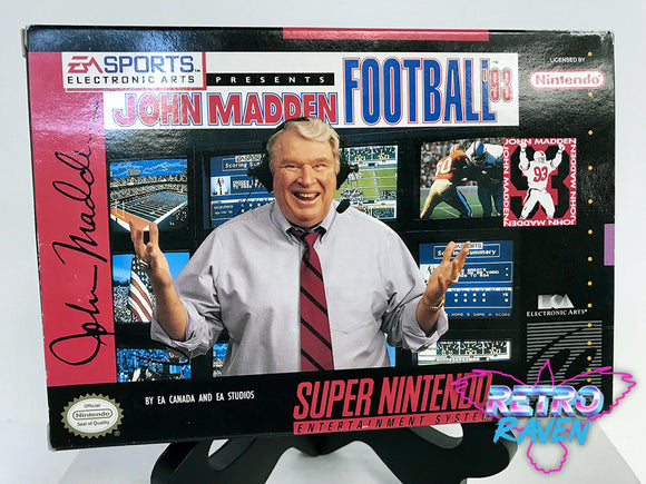 John Madden Football '93 - Super Nintendo - Complete