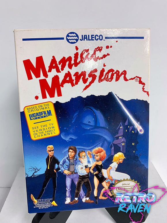 Maniac Mansion - Nintendo NES - Complete