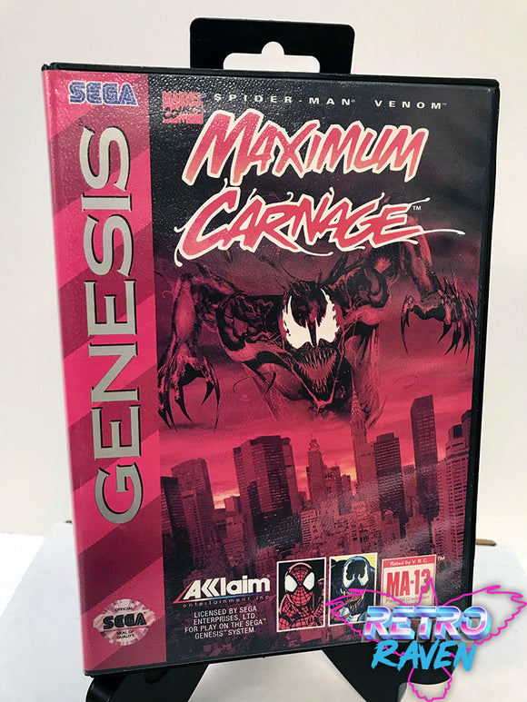 Spider-Man / Venom: Maximum Carnage - Sega Genesis - Complete