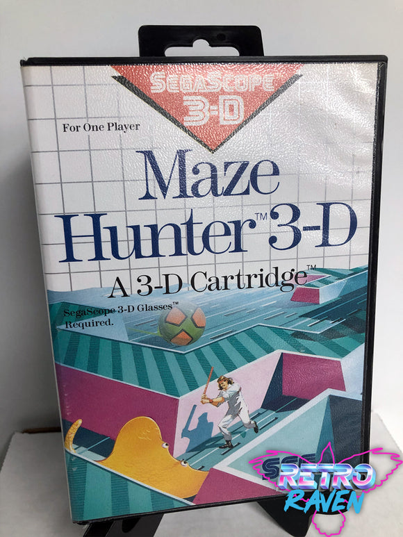 Maze Hunter 3-D - Sega Master Sys. - Complete