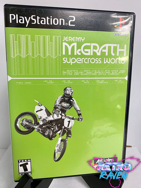 Jaquette Arrière Jeremy McGrath Supercross 98 N° 01281 PS1 Jaquette Arrière Jeremy McGrath Supercross 98 N° 01281 PS1