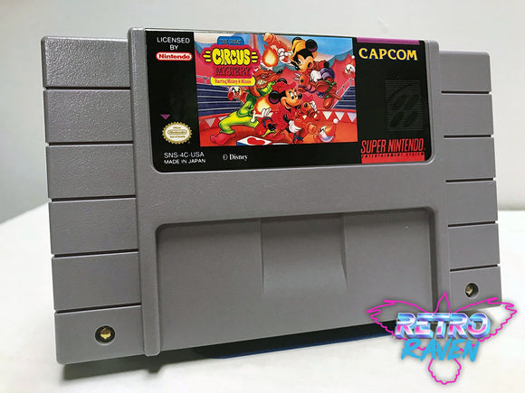 Great Circus Mystery: Starring Mickey and Minnie - Super Nintendo