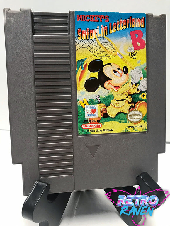 Mickey's Safari In Letterland - Nintendo NES