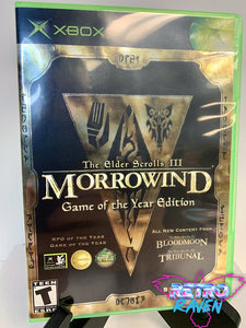 The Elder Scrolls III: Morrowind Game of the Year Edition Original Xbox