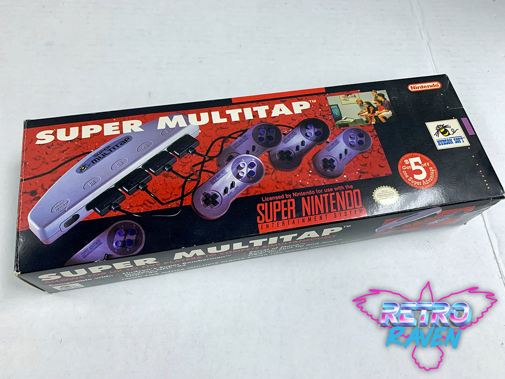 Gamecube Multi Tap Super Multitap - Super Nintendo - In Box – Retro Raven Games