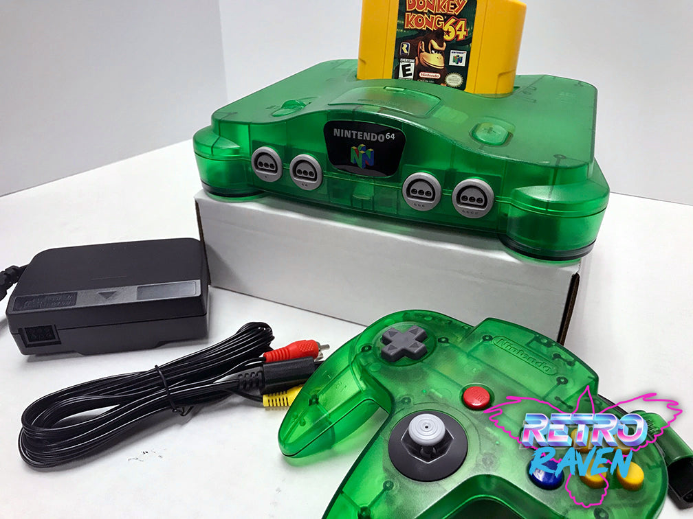 N64 Console See Through Green N64 Jungle Green R N64 Jungle Green