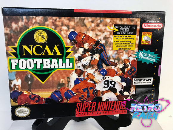 NCAA Football - Super Nintendo - Complete