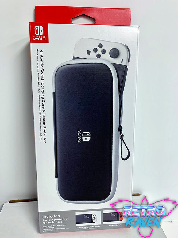 Switch Carrying Case + Screen Protector for OLED