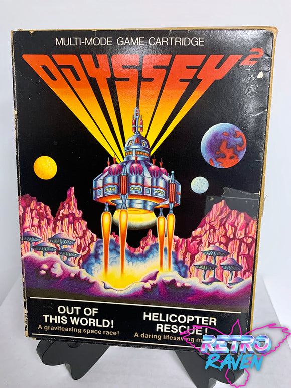 Out of This World! / Helicopter Rescue! - Magnavox Odyssey 2 - Complete