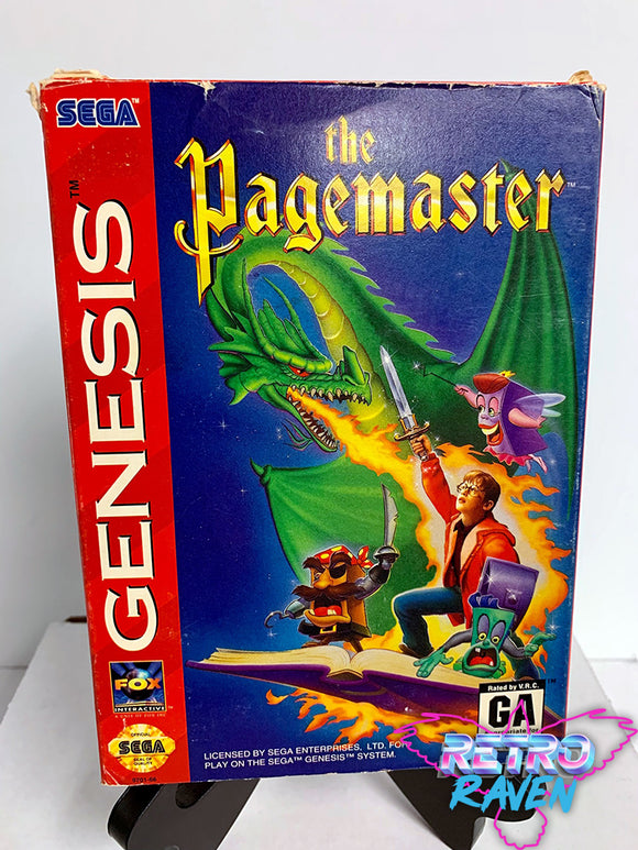 The Pagemaster - Sega Genesis - Complete