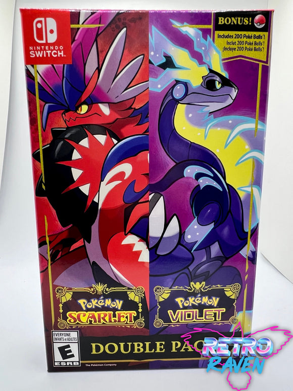 Pokemon Scarlet & Pokemon Violet Double Pack - Nintendo Switch