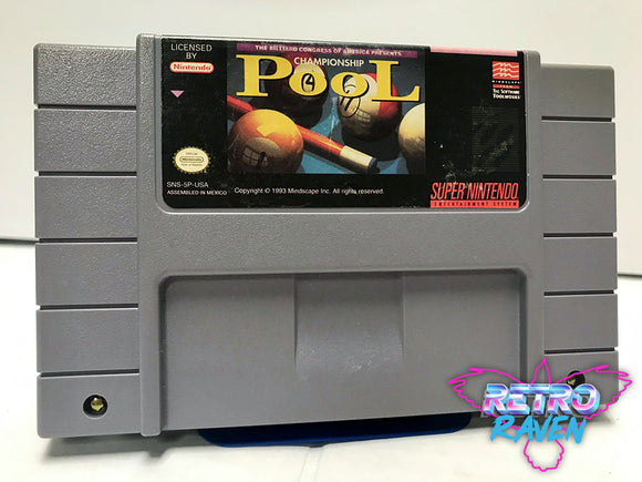 Retro Pool 16 Championship Pool - Super Nintendo – Retro Raven Games
