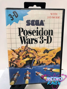Poseidon Wars 3-D - Sega Master Sys. - Complete