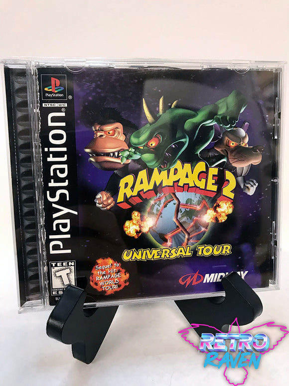 Rampage 2: Universal Tour - Playstation 1