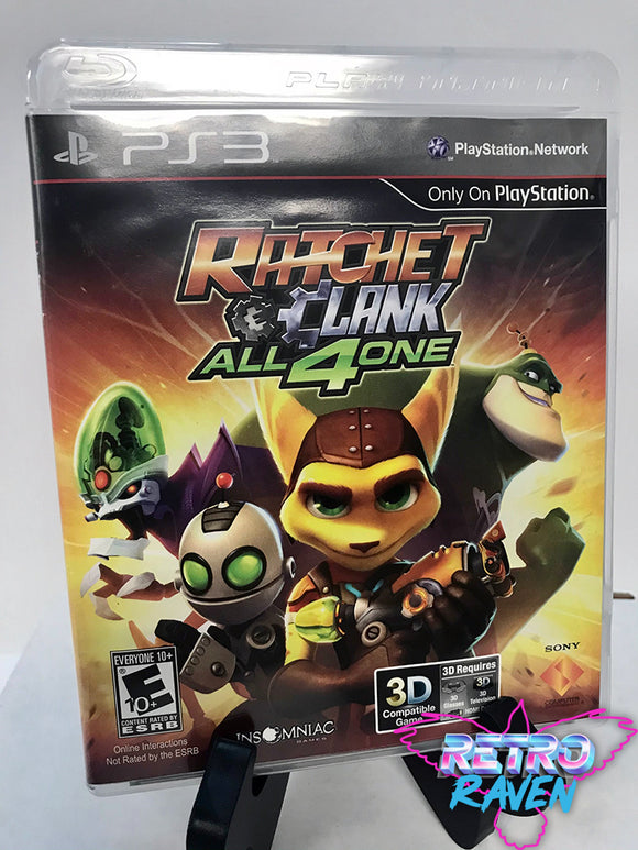 Ratchet and Clank: All 4 One - Replacement PS3 Cover and Case. NO GAME!!