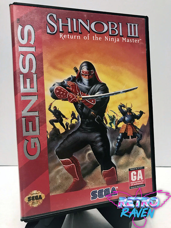 Shinobi III: Return of the Ninja Master - Sega Genesis - Complete