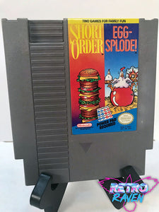 Short Order / Eggsplode - Nintendo NES