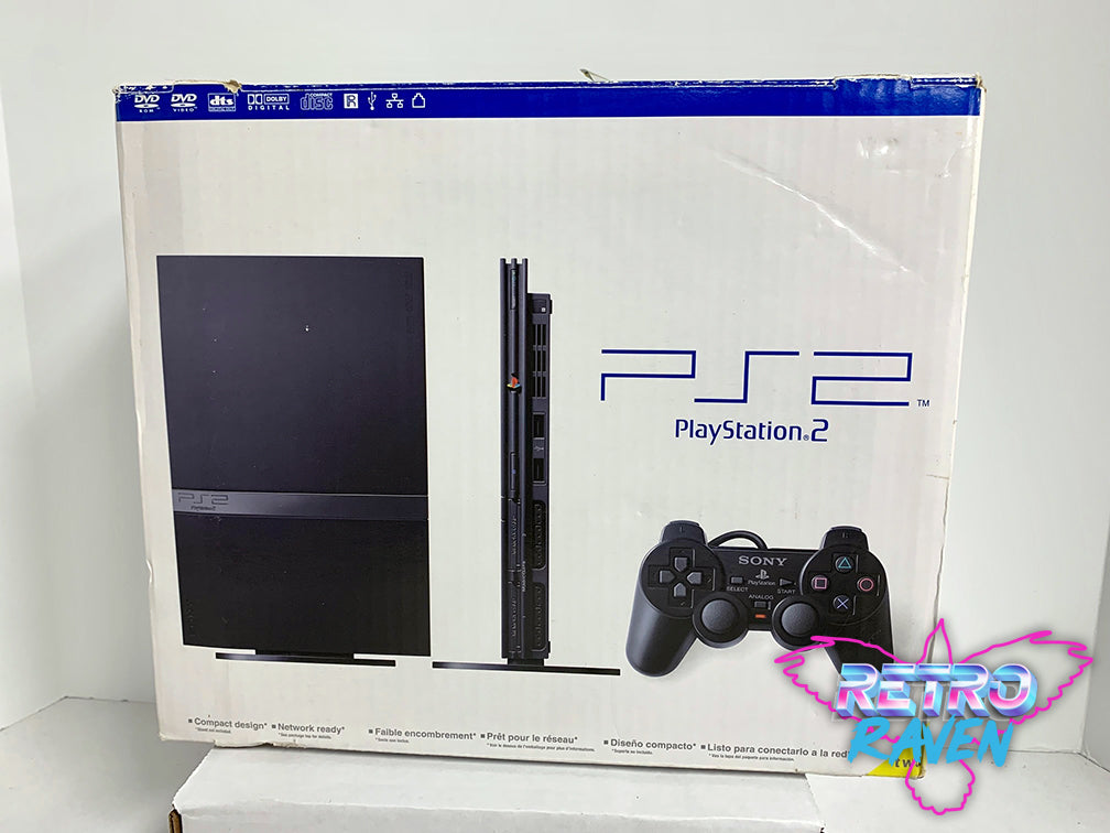 Playstation 2 Slim Console - Slim Line Black - Complete – Retro Raven Games