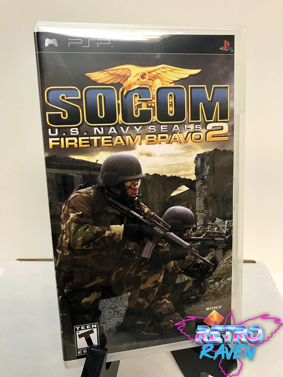 Socom US Navy Seals Fireteam Bravo Sony PSP Playstation Portable Tested!  Works
