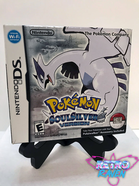 Pokémon SoulSilver Version w/ Pokewalker- Nintendo DS - Complete