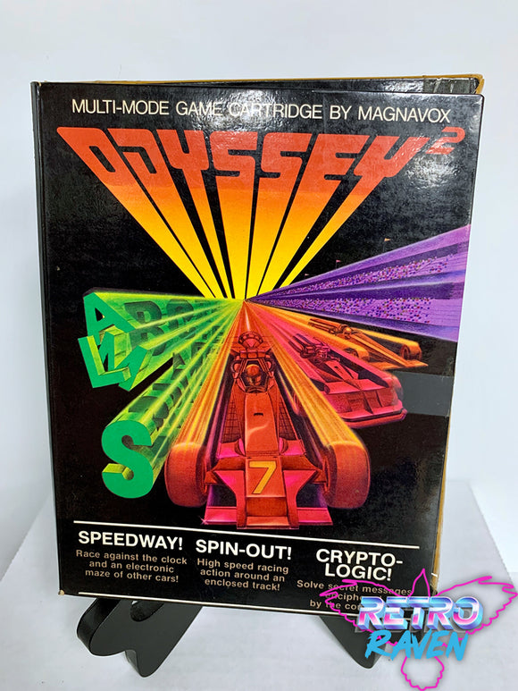 Speedway! / Spin-Out! / Crypto-Logic! - Magnavox Odyssey 2 - Complete