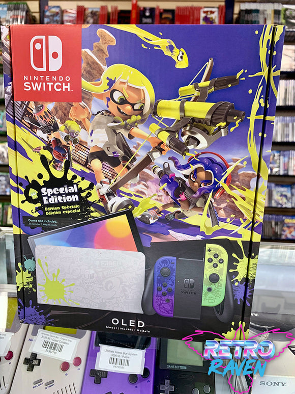 Splatoon Oled Controller Nintendo Switch OLED Console - Splatoon 3 Edition – Retro Raven Games