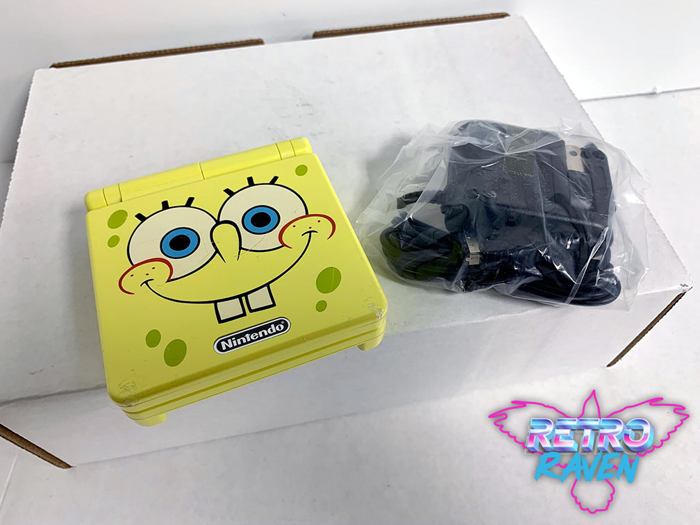 Nintendo SpongeBob outlets SquarePants GameBoy Advance SP AGS - 101 w/ Game