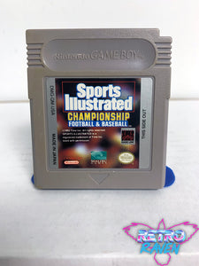 Sports Illustrated: Championship Football & Baseball - Game Boy Classic