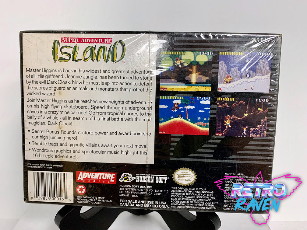 Super Adventure Island - Super Nintendo - New – Retro Raven Games