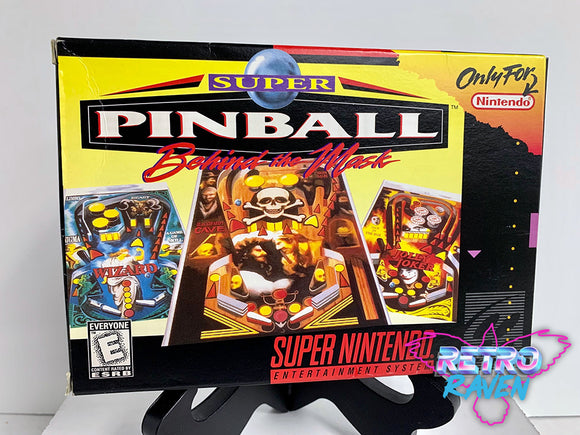 Super Pinball: Behind the Mask - Super Nintendo - Complete
