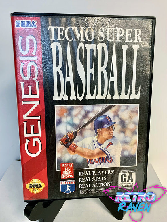 Tecmo Super Baseball - Sega Genesis - Complete