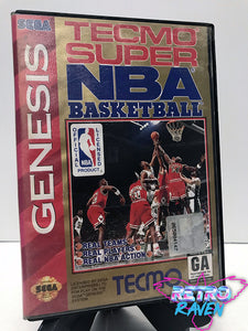 Tecmo Super NBA Basketball - Sega Genesis - Complete