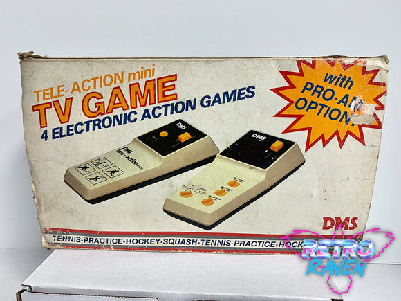 Vintage DMS Tele-Action Mini TV Game - Complete