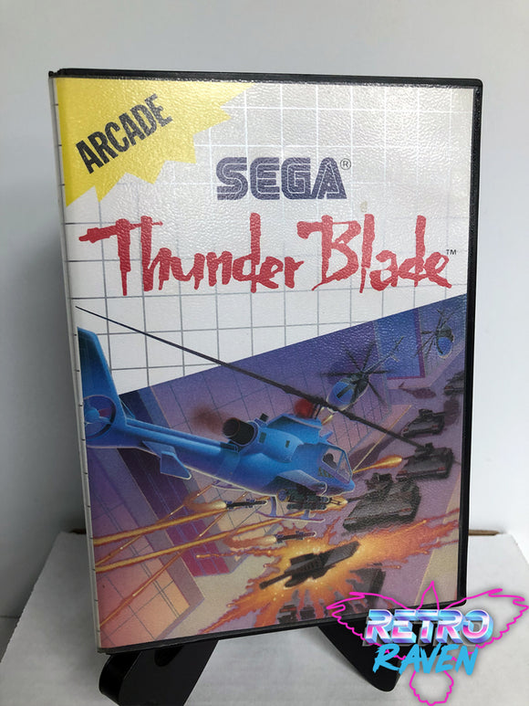 ThunderBlade - Sega Master Sys. - Complete