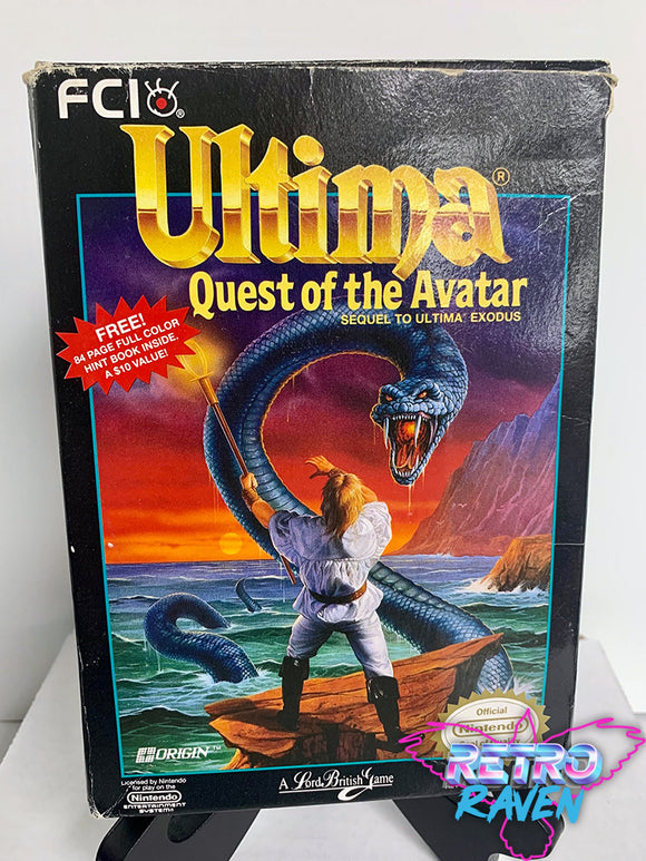Ultima: Quest of the Avatar - Nintendo NES - Complete