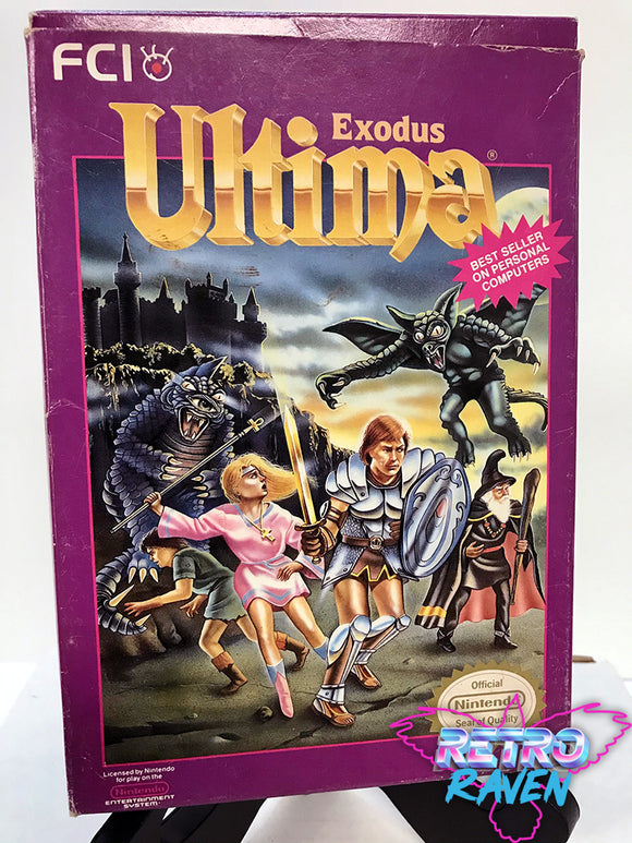 Ultima: Exodus - Nintendo NES - Complete