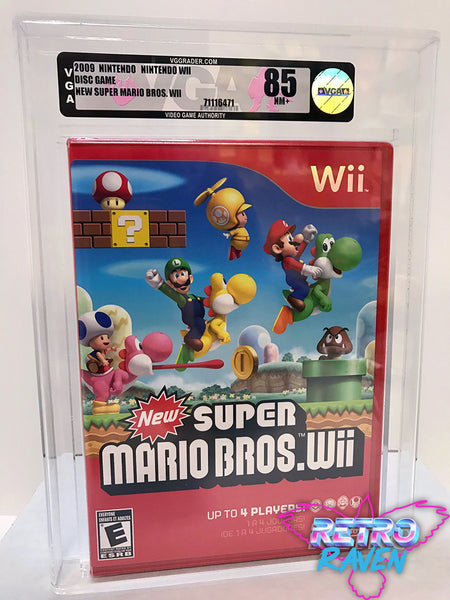 New Super Mario Bros. Wii (Wii) [Wata Graded, 9.4 A++ Seal w/ Deep Bad –  Retro Raven Games