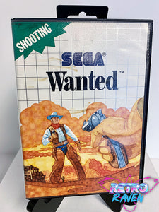 Wanted - Sega Master Sys. - Complete