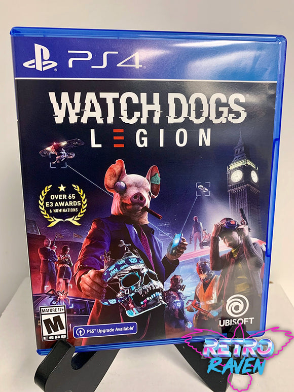4 Dogs: - Playstation Games Legion Watch Retro Raven –