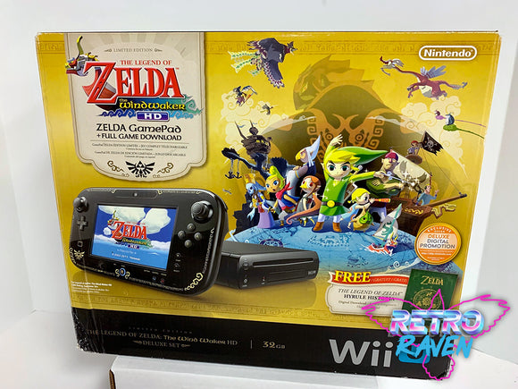 Nintendo Wii U 32GB - The Legend of Zelda: The Wind Waker HD Deluxe Set - Complete