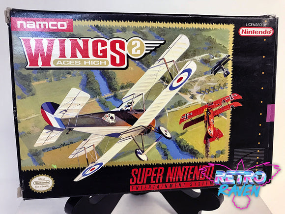 Wings 2: Aces High - Super Nintendo - Complete